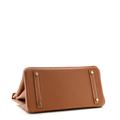 Hermes Togo Birkin 30 Gold 3 of 10