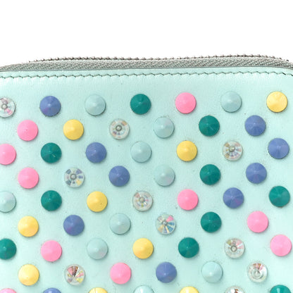 Christian Louboutin Calfskin Spiked Panettone Coin Purse Source Multicolor 10 of 10