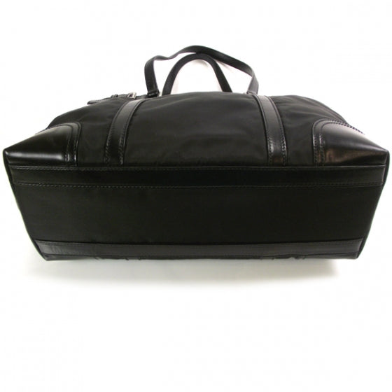 Prada Nylon Tessuto Vitello Tote Nero 4 of 10
