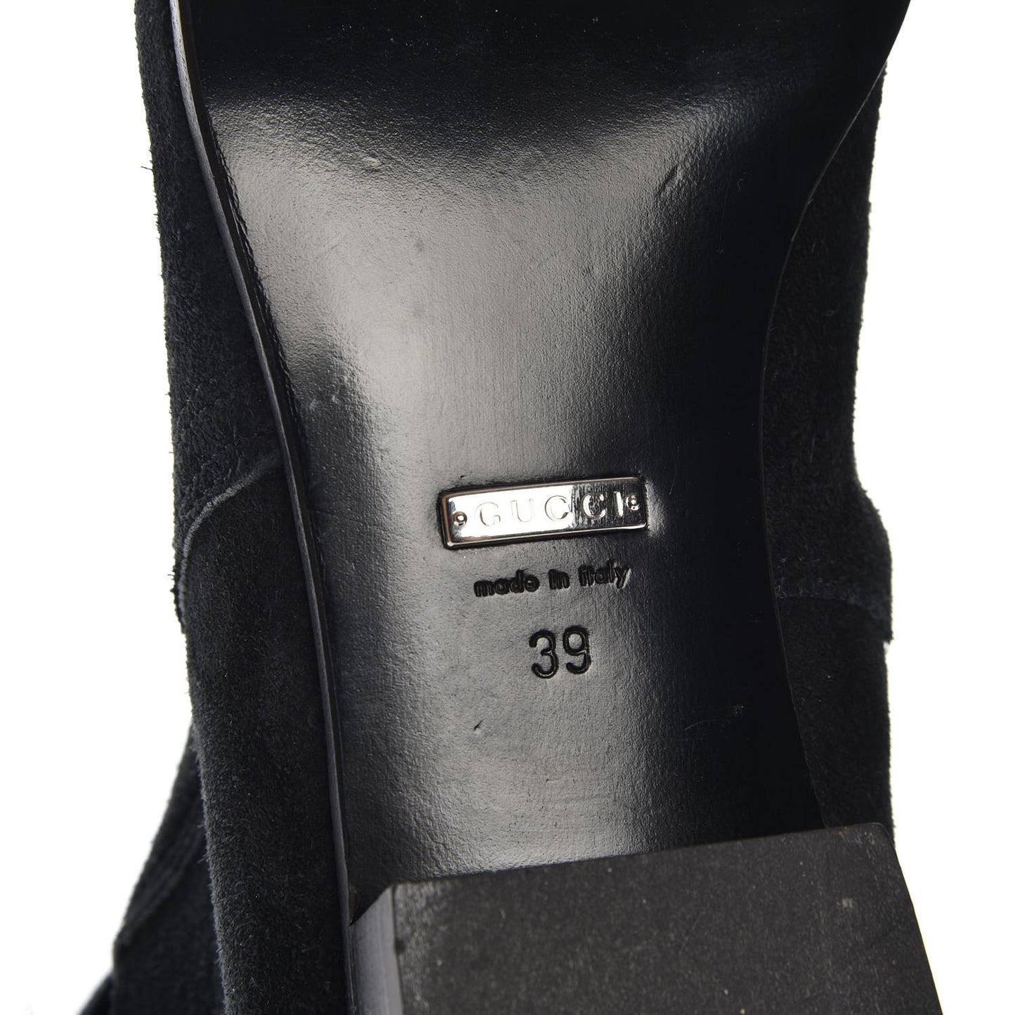 Suede Dionysus Over The Knee Boot 39 Black