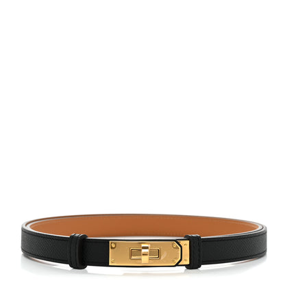 Hermes Epsom Kelly Belt Black 1 of 6