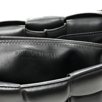 Bottega Veneta Lambskin Maxi Intreccio Padded Chain Cassette Crossbody Bag Black 6 of 9