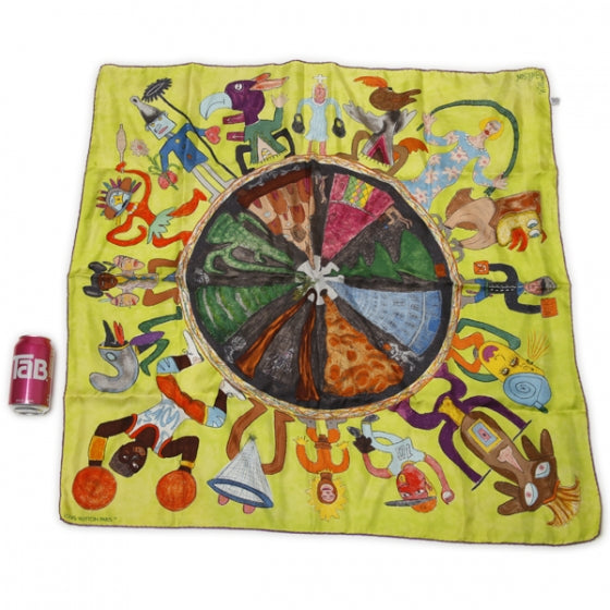 Louis Vuitton Silk William Wilson La Ronde Des Signes Scarf LTD ED 2 of 7