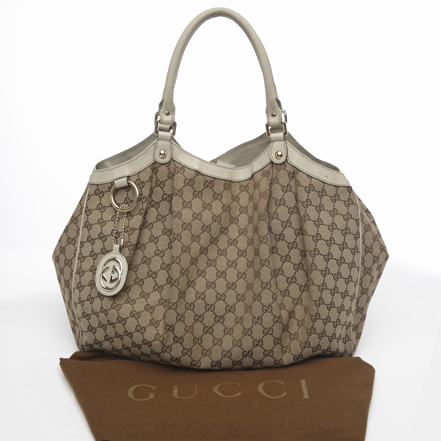 Gucci Monogram Large Sukey Tote Off White 10 of 10