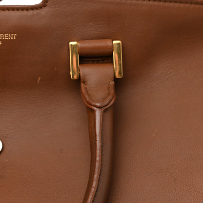 Saint Laurent Calfskin Small Classic Y Cabas Cognac 17 of 18