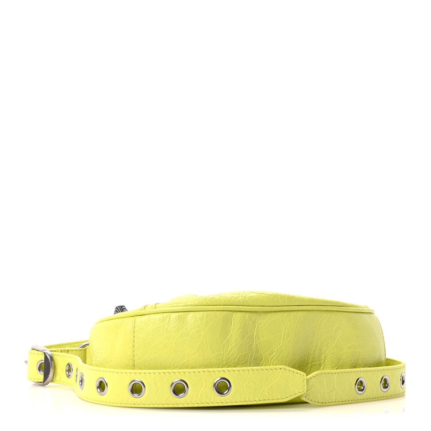 Agneau Arena Le Cagole Shoulder Bag XS Lime