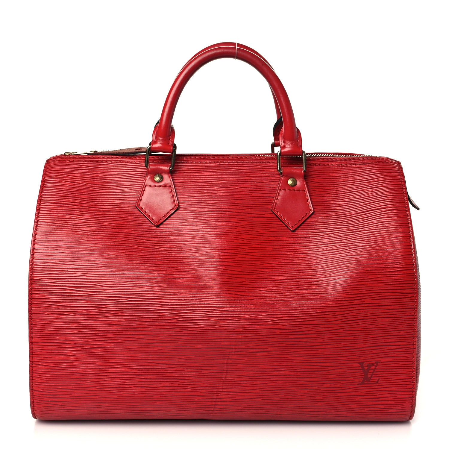 Louis Vuitton Epi Speedy 30 Castillan Red 1 of 10