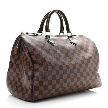 Louis Vuitton Damier Ebene Speedy 35 3 of 14