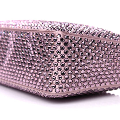 Prada Satin Crystal Mini Re-Edition 2000 Bag Alabastro 8 of 11