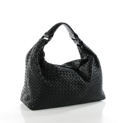 Bottega Veneta Nappa Intrecciato Sloane Hobo Dark Navy 3 of 8
