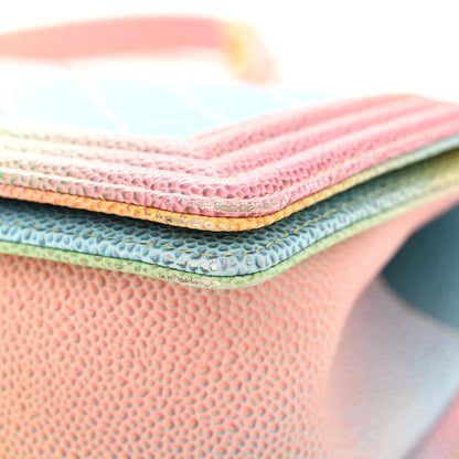 Chanel Caviar Quilted Medium Cuba Rainbow Boy Flap Multicolor 11 of 11