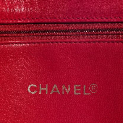 Chanel Lambskin Shoulder Bag Red 6 of 9