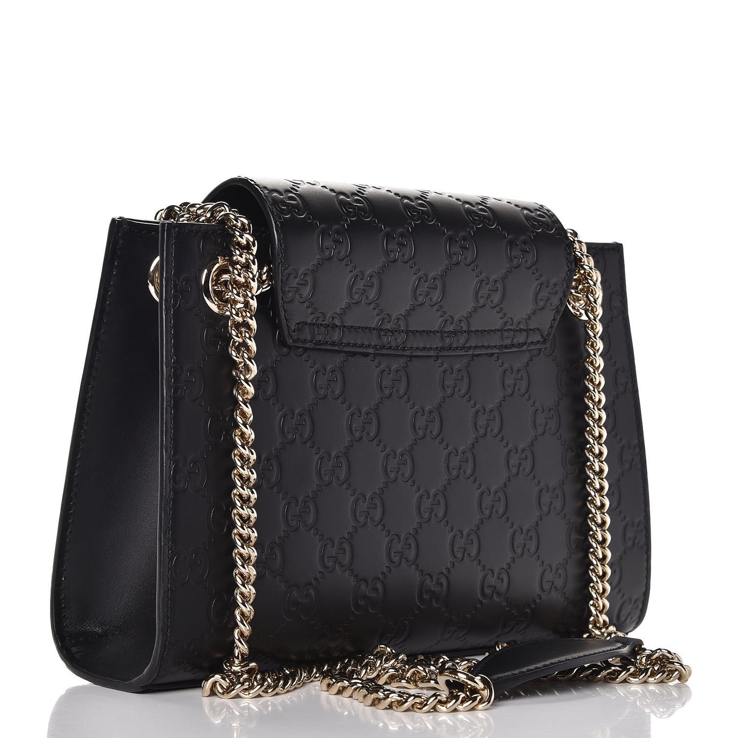 Guccissima Small Emily Shoulder Bag Black