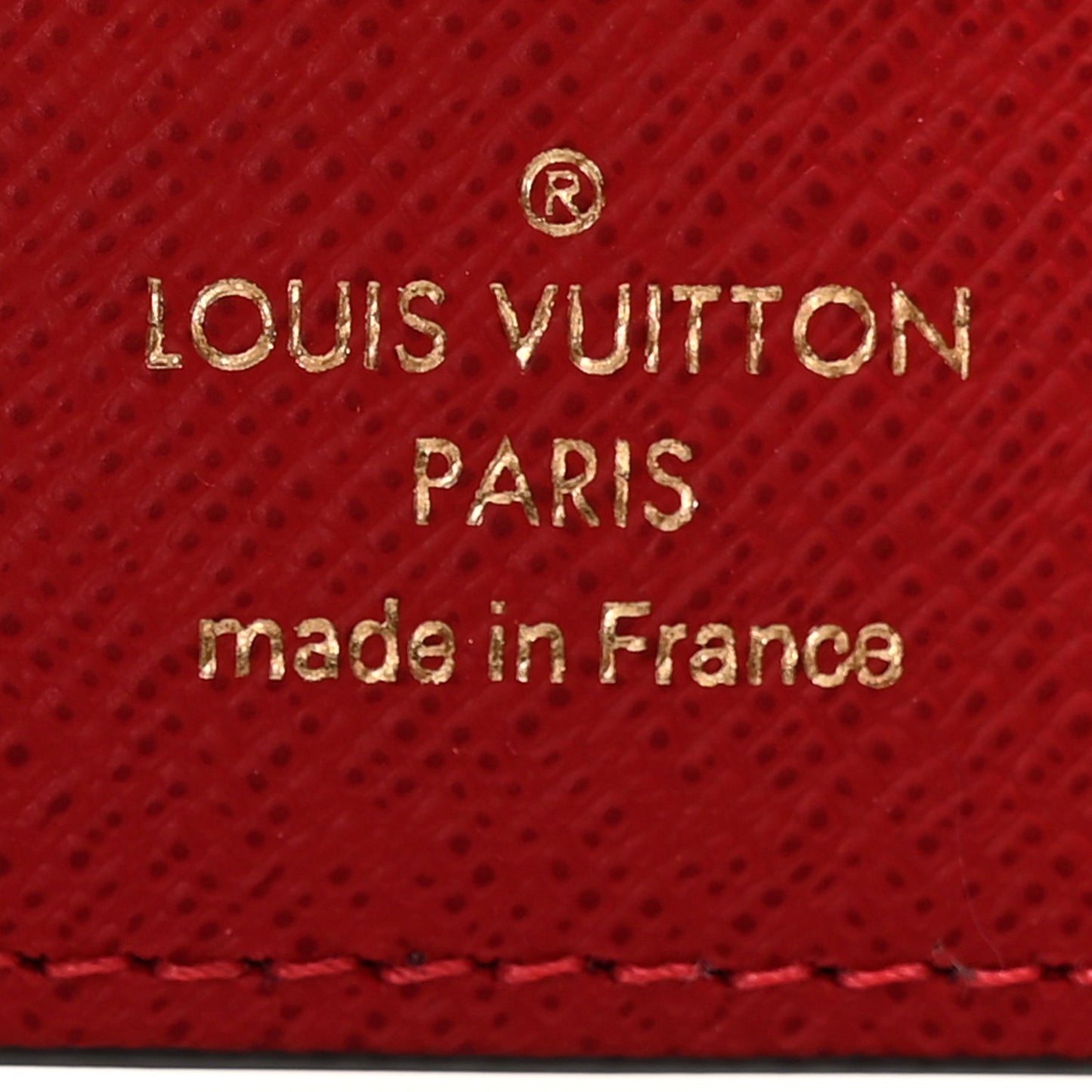 Damier Ebene Victorine Wallet Red