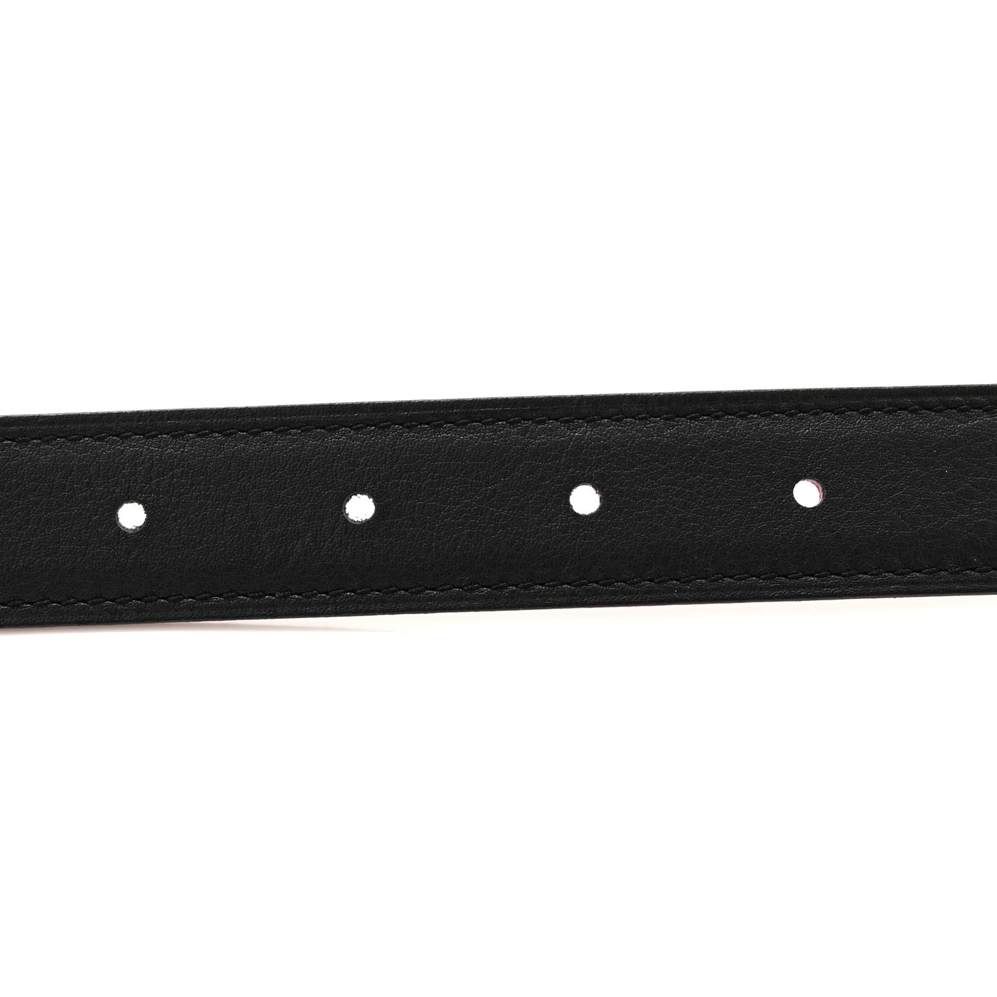 Swift Epsom 24mm Mini Martelee Constance Belt 85 Rouge Casaque Black