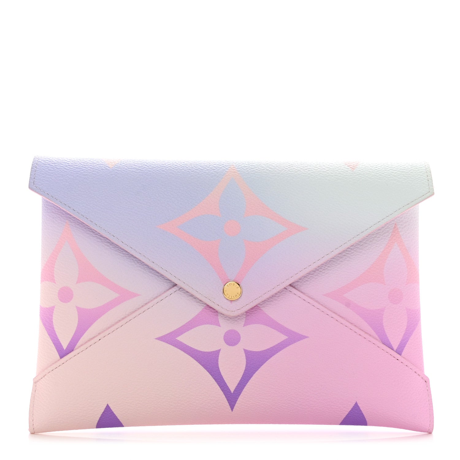 Louis Vuitton Monogram Giant Spring in the City Kirigami Pochette Set Sunrise Pastel Midnight Fuchsia Sunset Kaki 3 of 12