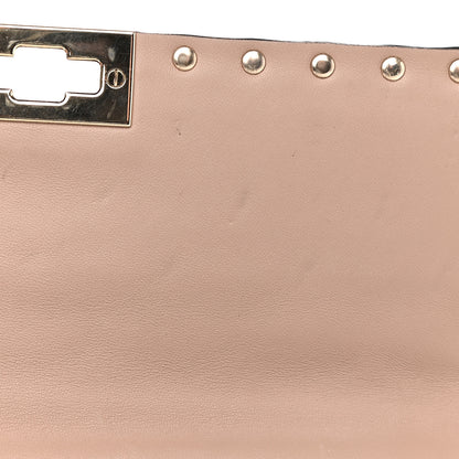 Valentino Garavani Lambskin Medium Rockstud Spike Shoulder Bag Poudre 9 of 11