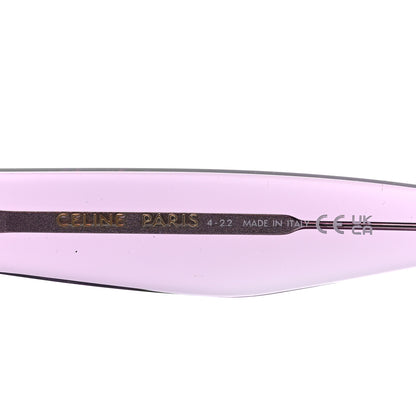 Celine Acetate Cat Eye Sunglasses CL4004IN Transparent Lilac 5 of 6