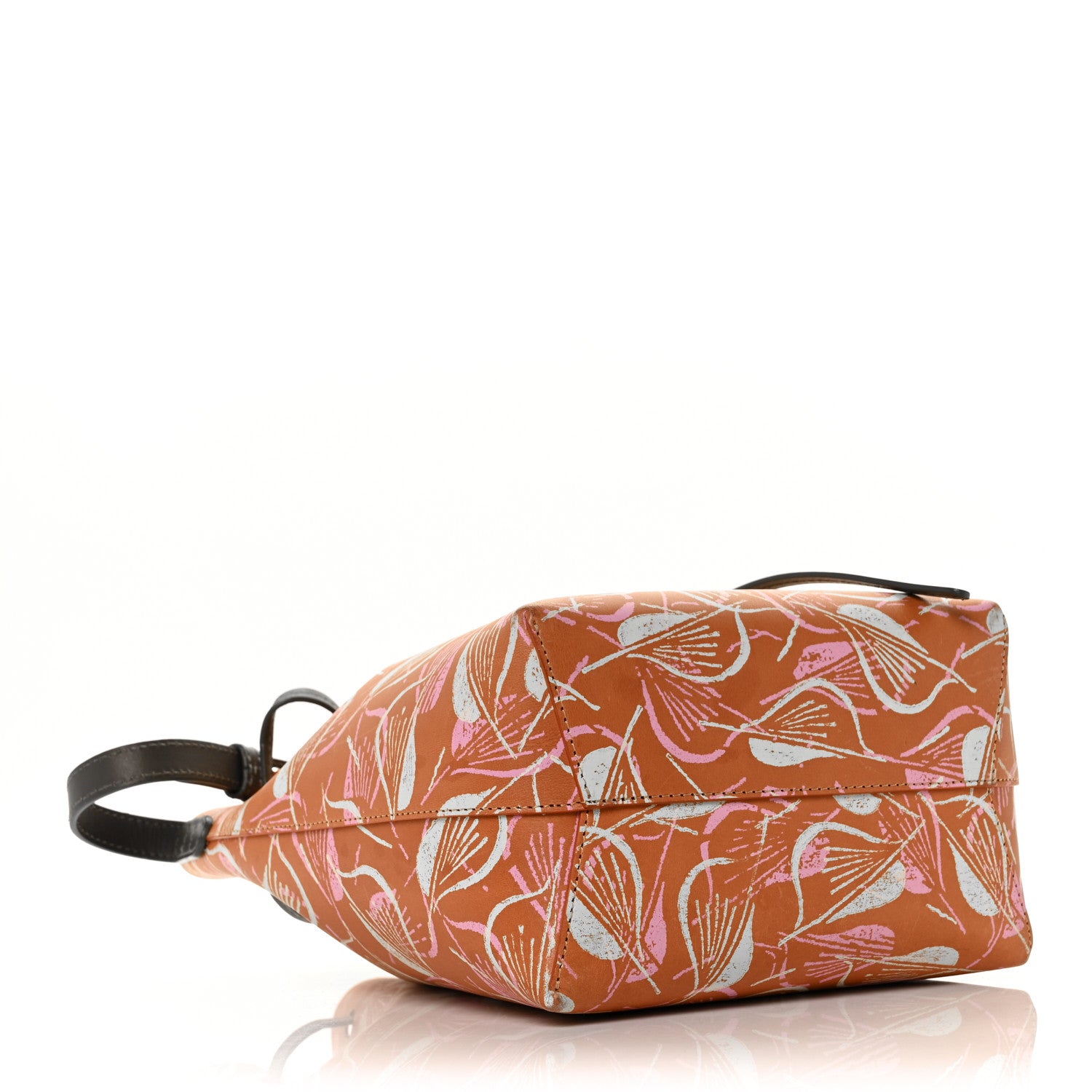 Mansur Gavriel X MARC CAMILLE CHAIMOWICZ Calfskin Mini Bucket Bag Orange Green 3 of 9