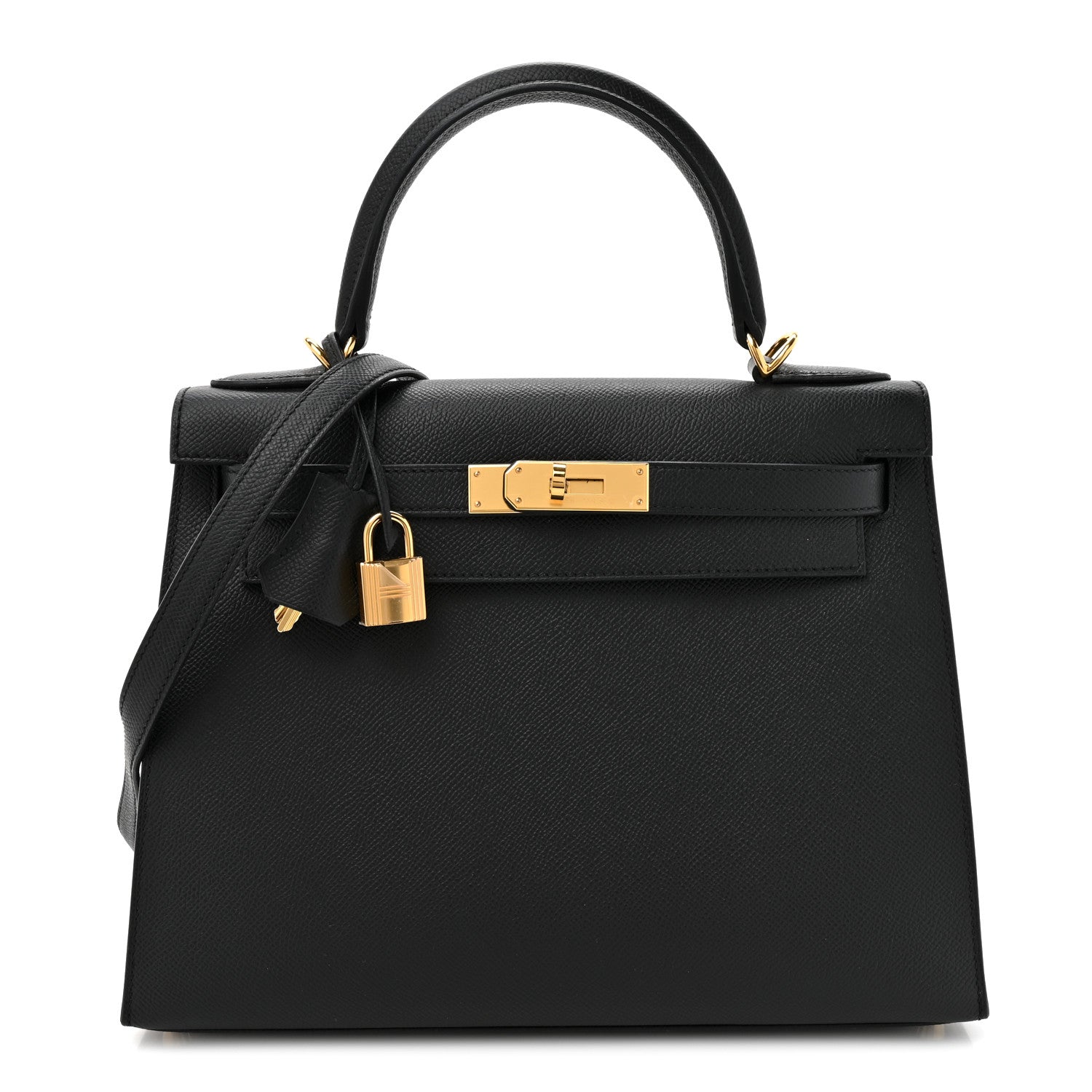 Hermes Epsom Kelly Sellier 28 Black 1 of 11