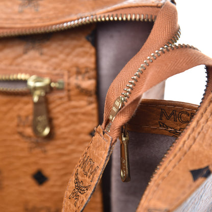 MCM Visetos Shoulder Bag Cognac 8 of 10