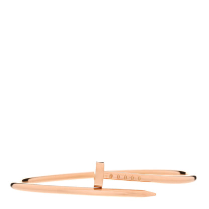 Cartier 18K Pink Gold Small Juste Un Clou Bracelet 15 1 of 4