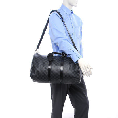 Louis Vuitton Damier Graphite Keepall Bandouliere 45 2 of 8