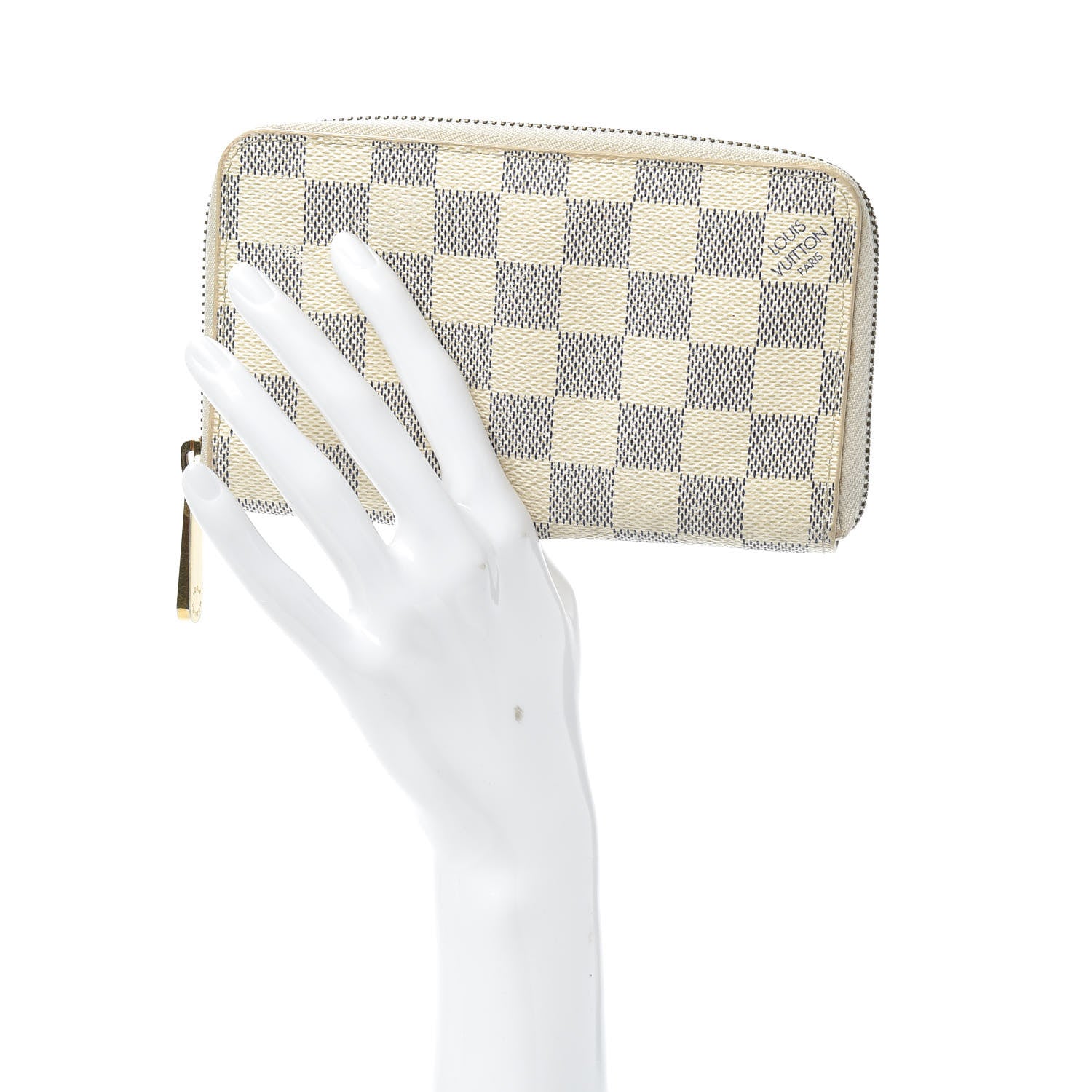 Louis Vuitton Damier Azur Compact Zippy Wallet 2 of 6