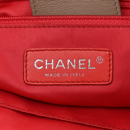 Chanel Vinyl Large Lipstick Tote Dark Beige 6 of 18