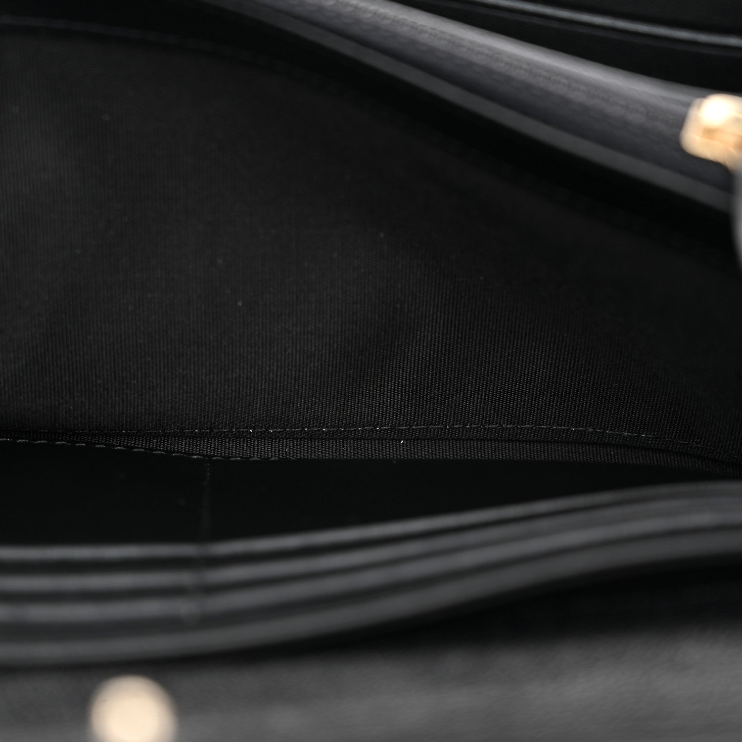 Chanel Caviar Quilted Large Boy Gusset Flap Wallet Black 6 of 9