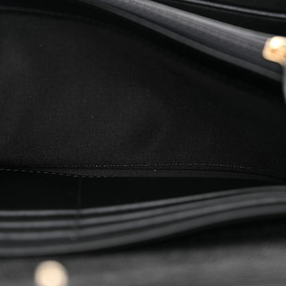Chanel Caviar Quilted Large Boy Gusset Flap Wallet Black 6 of 9