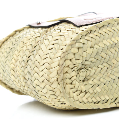 Loewe Raffia Small Basket Tote Bag Natural Tan 5 of 10
