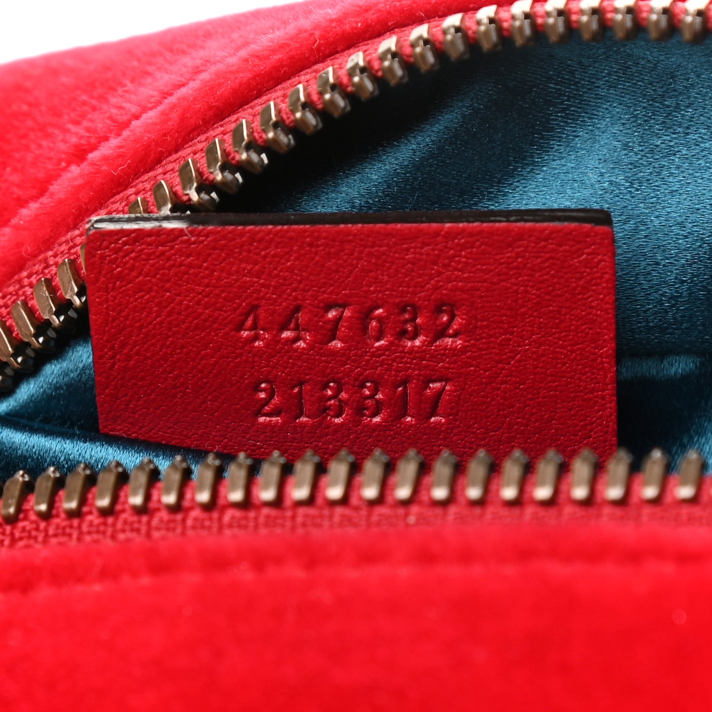 Velvet Matelasse Small GG Marmont Chain Shoulder Bag Hibiscus Red