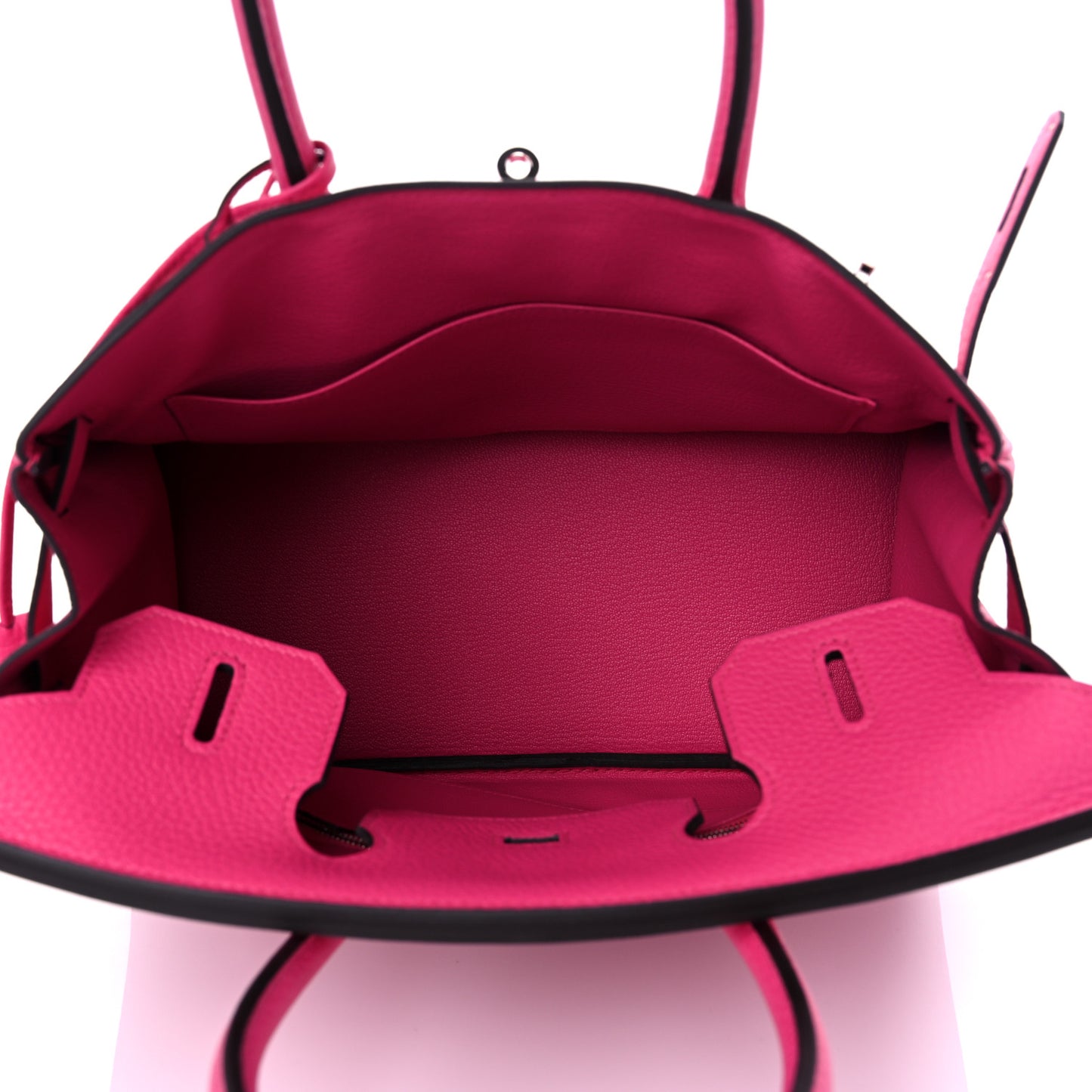 Taurillon Clemence Birkin 30 Rose Shocking