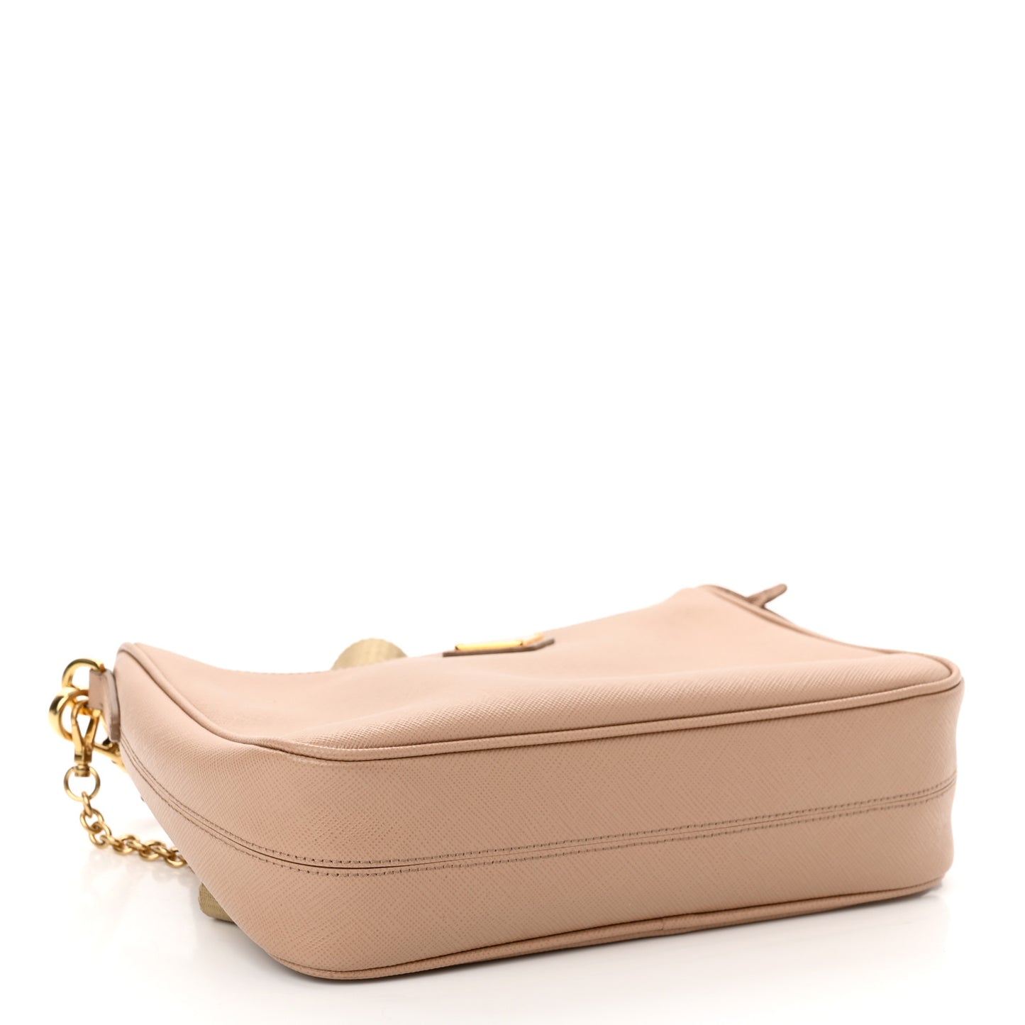 Saffiano Re-Edition 2005 Shoulder Bag Cammeo Beige