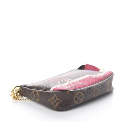 Louis Vuitton Monogram 2017 Christmas Animation Mini Pochette Accessories 3 of 6