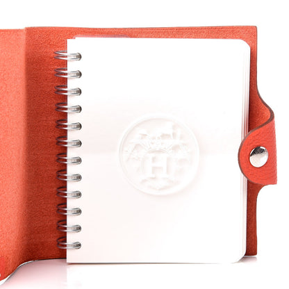 Hermes Togo Ulysse Mini Notebook Capucine 5 of 9