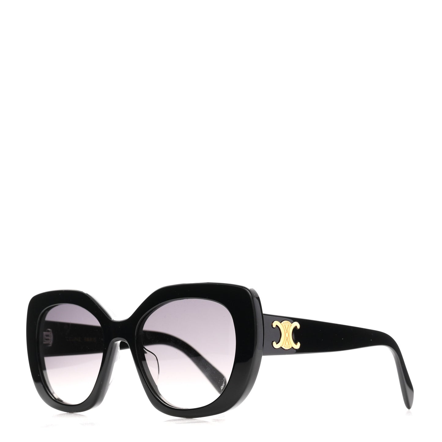Acetate Triomphe 01 Square Sunglasses CL 40226U Black