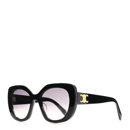 Celine Acetate Triomphe 01 Square Sunglasses CL 40226U Black 1 of 7