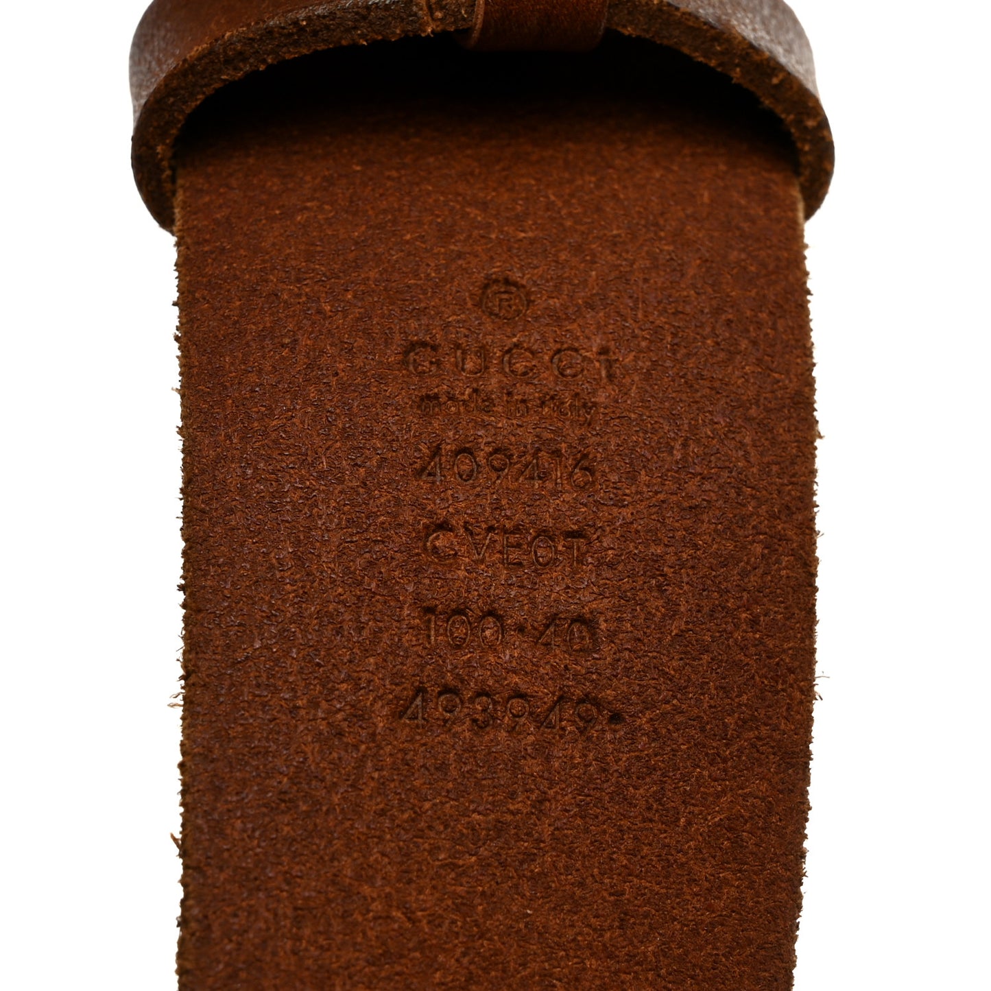 Faded Calfskin Double G 40mm Belt 100 40 Cuir