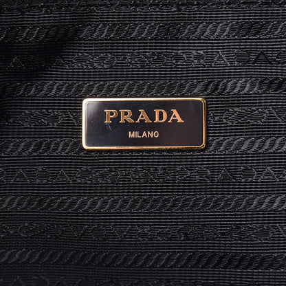 Prada Tessuto Nylon Collage Impossible True Love Printed Tote Blue 5 of 13