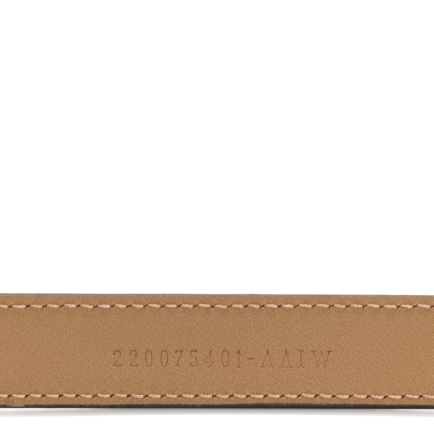 Vitello King Fendi O'Lock 2CM Belt 75 30 Tortora