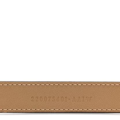 Fendi Vitello King Fendi O'Lock 2CM Belt 75 30 Tortora 5 of 6
