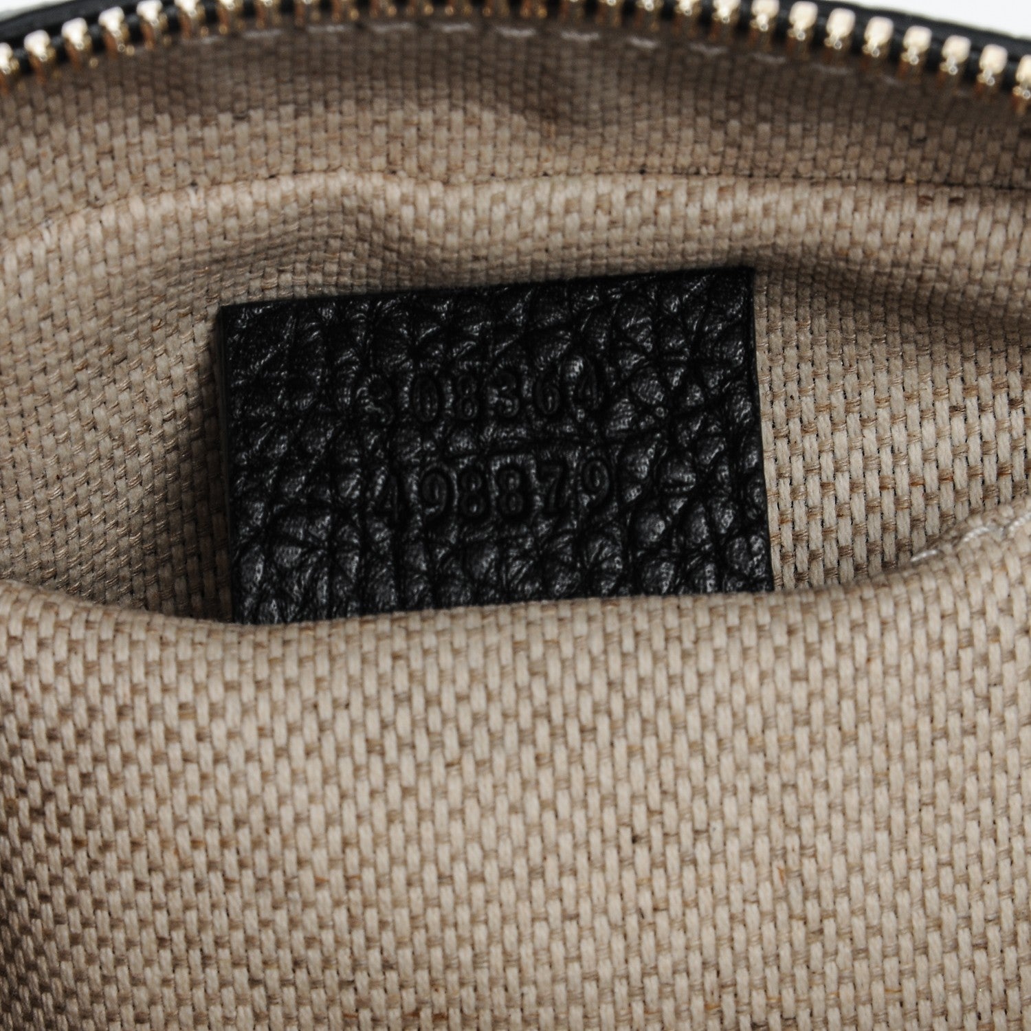 Gucci Pebbled Calfskin Small Soho Disco Bag Black 7 of 8