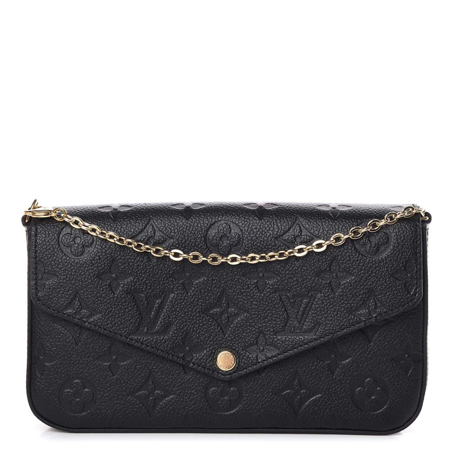 Empreinte Pochette Felicie Chain Wallet Black