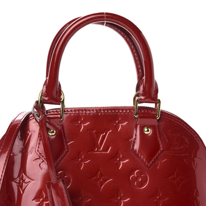 Louis Vuitton Vernis Alma BB Pomme D'Amour 10 of 10