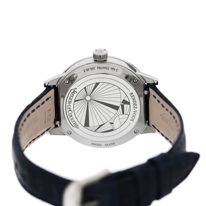 Jaeger-LeCoultre Stainless Steel Alligator Diamond Bezel 29mm Rendez-Vous Quartz Watch Q3408530 4 of 5