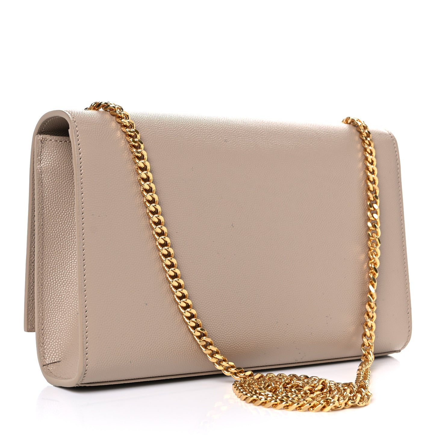 Grain De Poudre Medium Monogram Kate Satchel Dark Beige