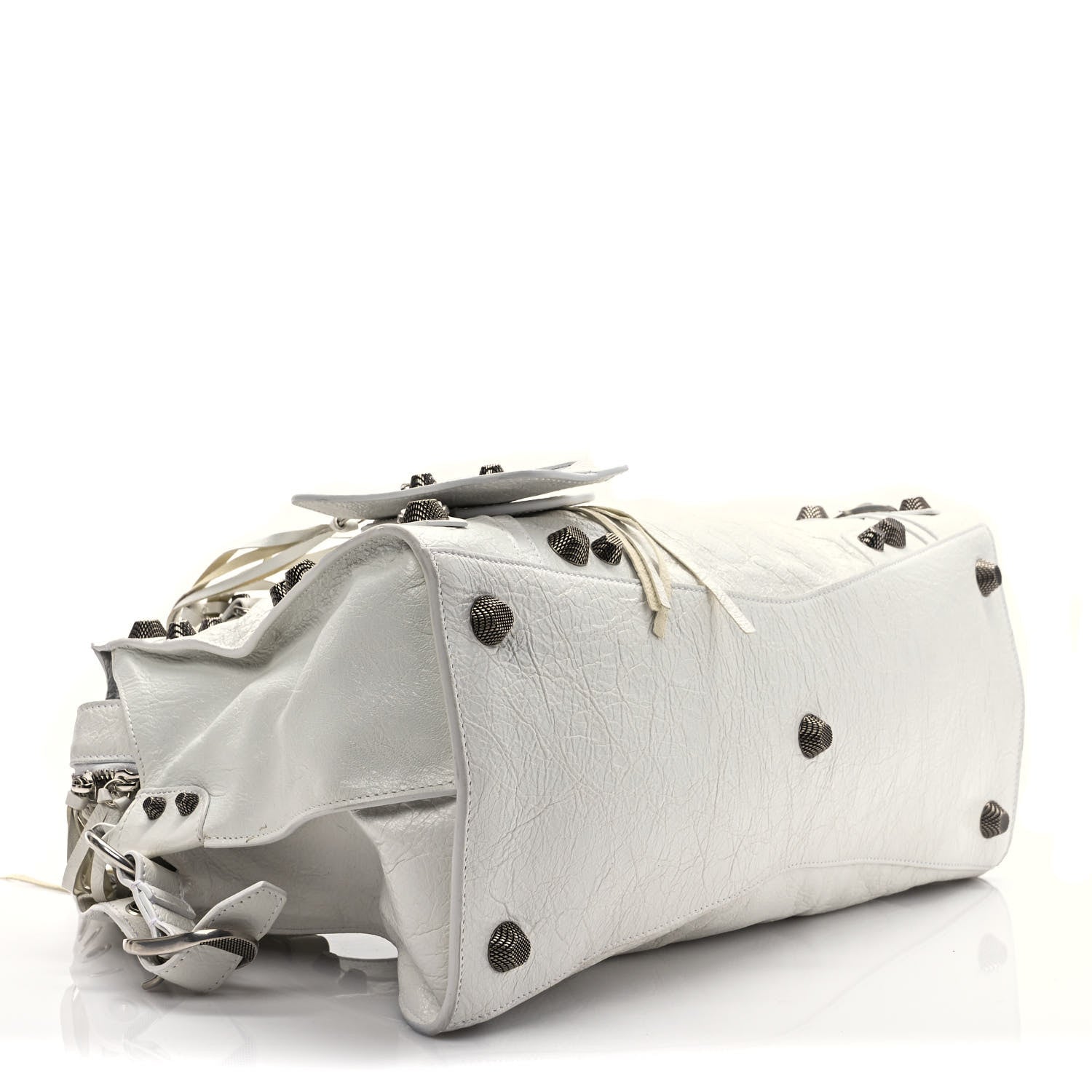 Balenciaga Agneau Arena Neo Cagole City Handbag Optic White 3 of 8