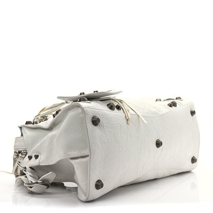 Balenciaga Agneau Arena Neo Cagole City Handbag Optic White 3 of 8